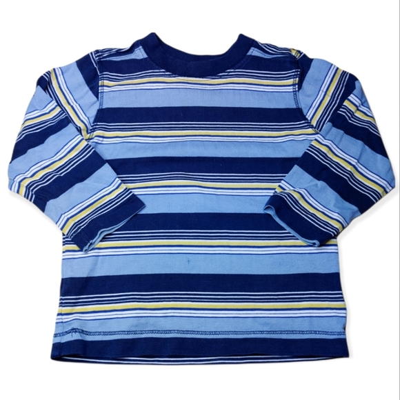 Old Navy Other - 🍁2/$7🍁OLD NAVY Blue Yellow White Striped Long Sleeve Shirt
